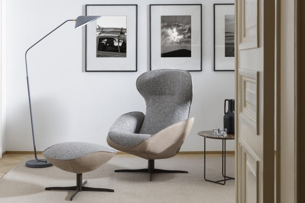 Jori loungezetel Daydreamer met poef - 1